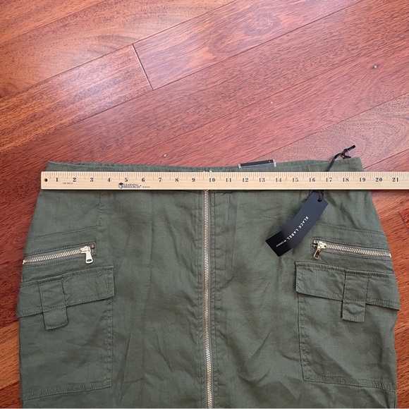 Chico's Black Label Khaki Zip Skirt - Picture 6 of 7